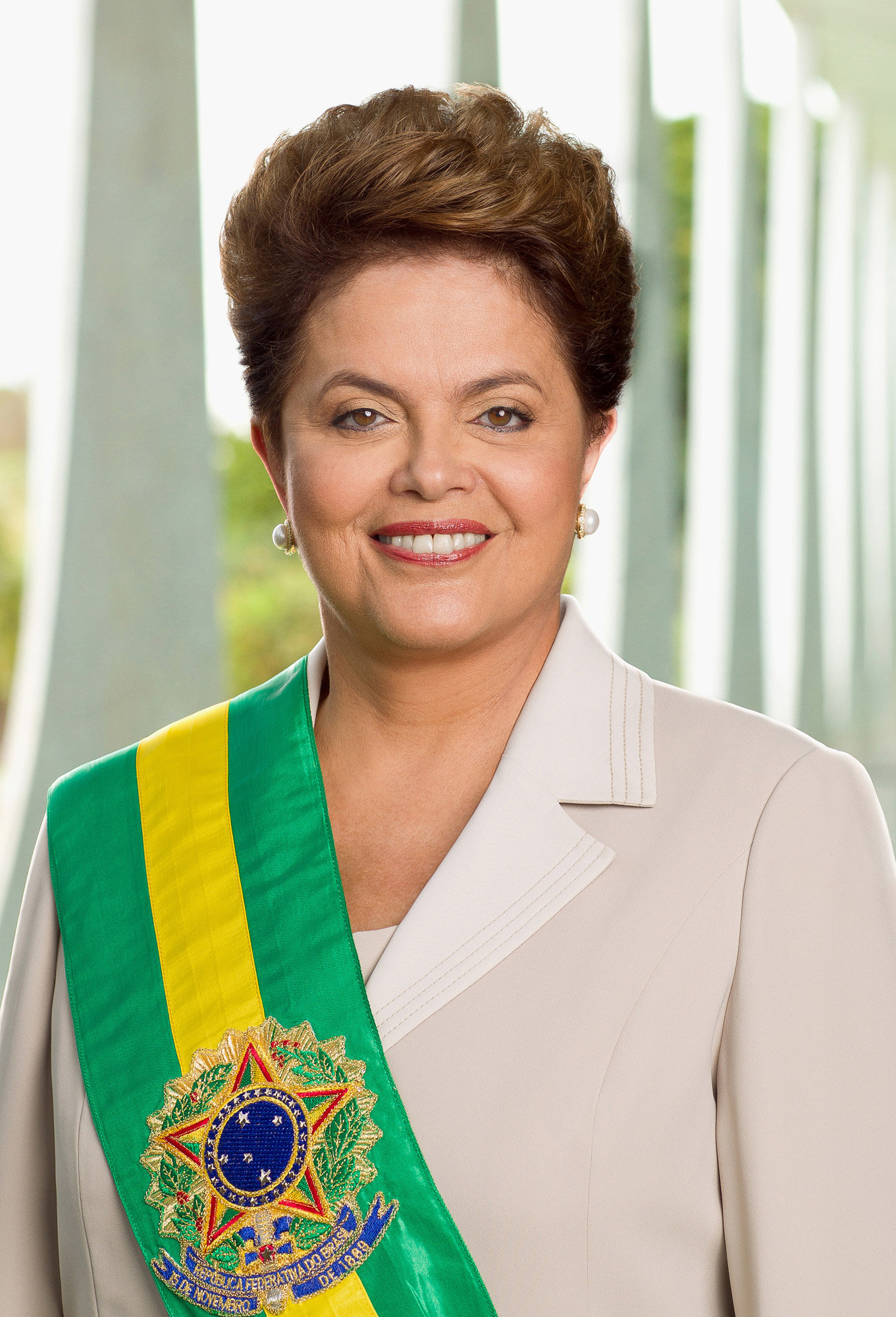 现任总统迪尔玛·罗塞芙，Dilma Rousseff，2011年1月1日就任。